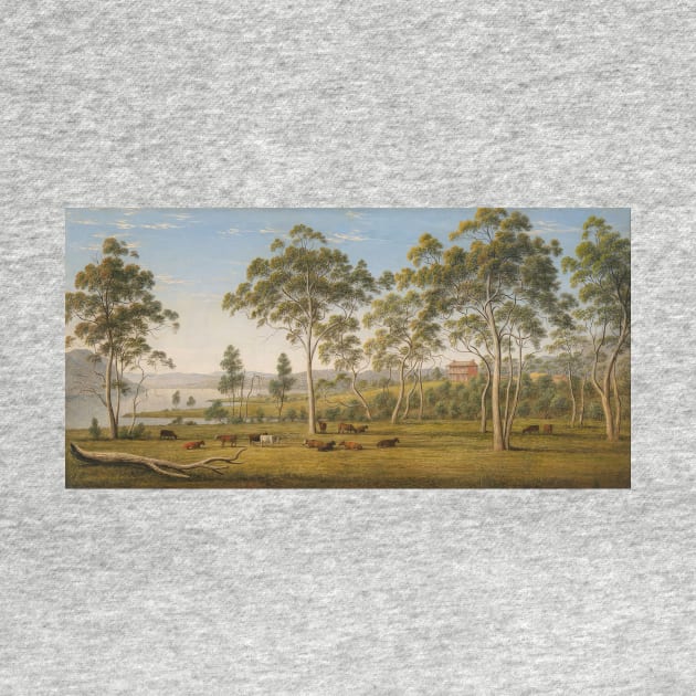 mr robinson s house on the derwent van diemen s land 1838 - John Glover by Kollagio